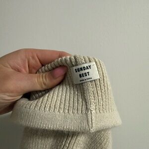 Sunday Best Beige Knit Hat
